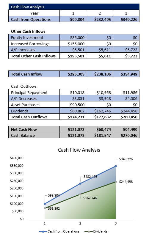 Autism Treatment Service Cash Flow Analysis